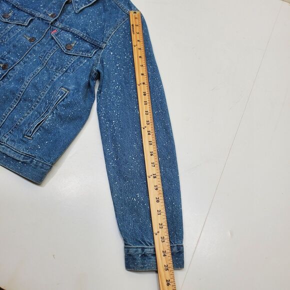 Levi's Premium Original Trucker Jacket Galactic Wash Women's Size Large NWT - Picture 13 of 15
